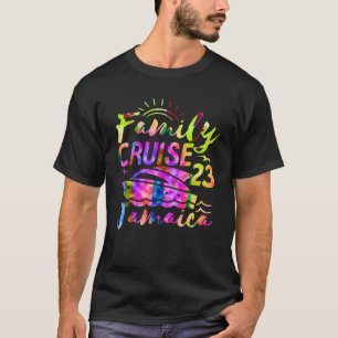 Camiseta Cruise de la familia Tie Dye 2023 Jamaica Matching