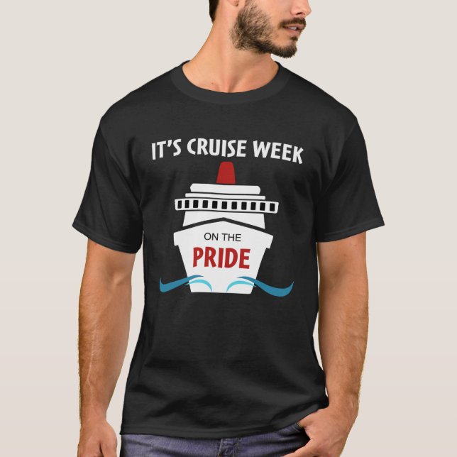 Camiseta Cruise Essentials It's Cruise Week on the Pride (Anverso)