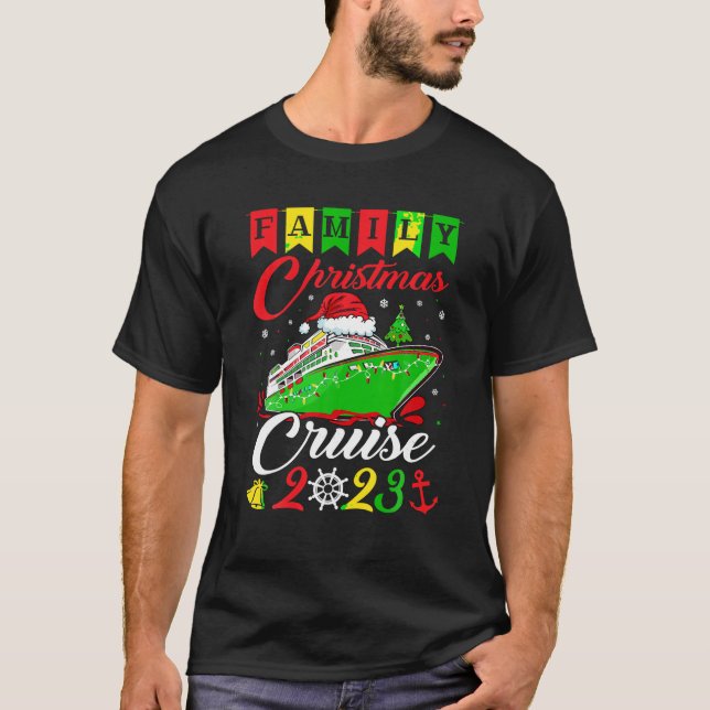 Camiseta Cruise Familiar Navidades 2023 con Outfi (Anverso)