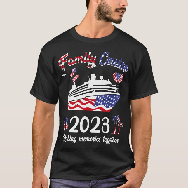 Camiseta Cruise Family 2023 4 De Julio Cruise Ship (Anverso)