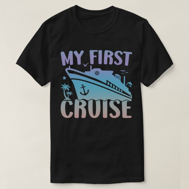 Camiseta Cruise My First Cruise 2025 (Diseño del anverso)