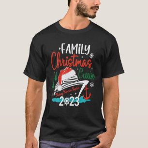 Camiseta Cruise Navidades familiares 2023 Squad Xmas Funny 