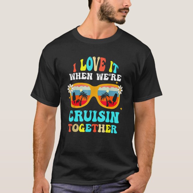 Camiseta Cruise Ship Vacation Friends Buddies Couples Girl  (Anverso)