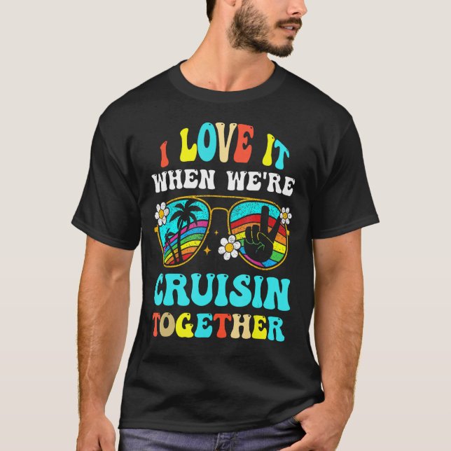Camiseta Cruise Ship Vacation Friends Buddies Couples Girl  (Anverso)