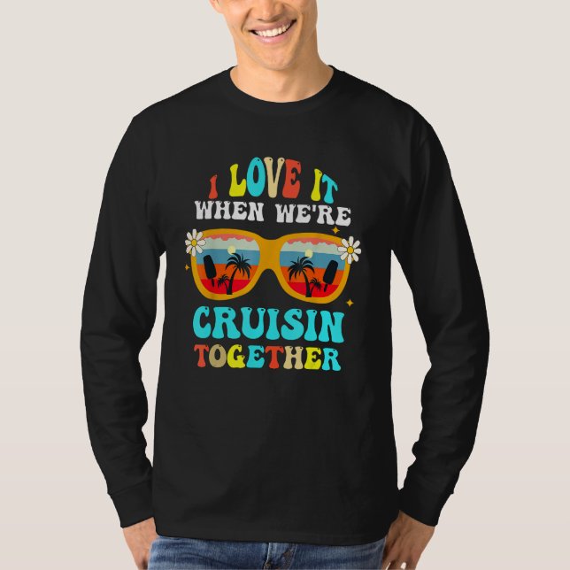 Camiseta Cruise Ship Vacation Friends Buddies Couples Girl  (Anverso)
