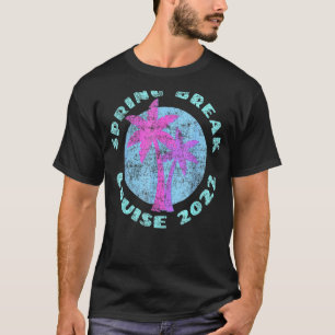 Camiseta Cruise Spring Break 2022 Island Palm Tree Vintage