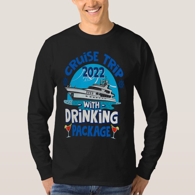 Camiseta Cruise Squad 2022  Cruise Trip  Drinking Package (Anverso)