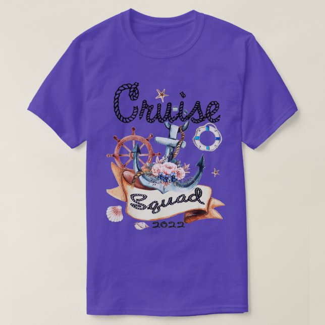 Camiseta Cruise Squad 2022 Funny Family Matching Cruise Vac (Diseño del anverso)