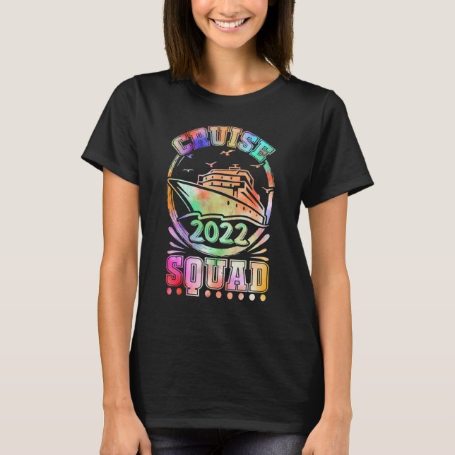 Camiseta Cruise Squad 2022 Matching Family Group With Ancho (Anverso)