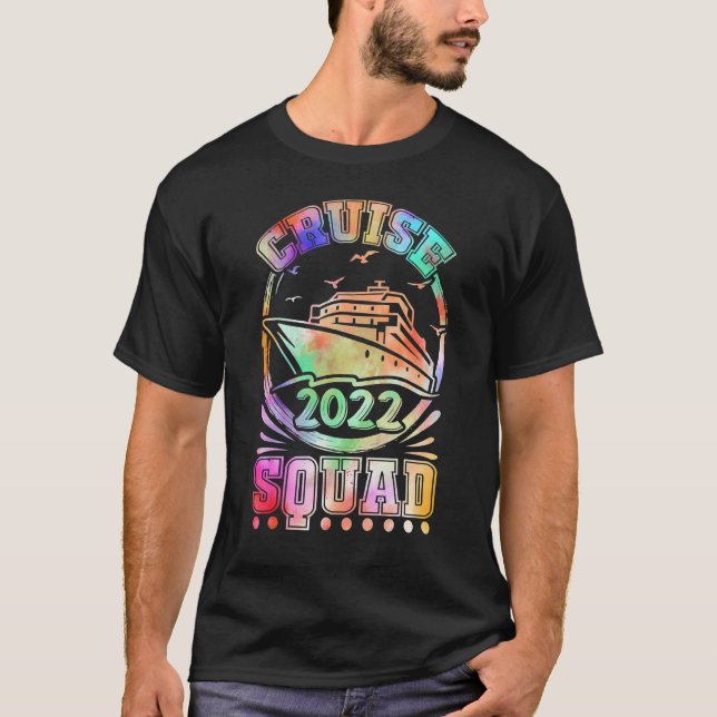 Camiseta Cruise Squad 2022 Matching Family Group With Ancho (Anverso)