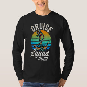 Camiseta Cruise Squad 2022 Piel de vaca Leopard Anchor Crui