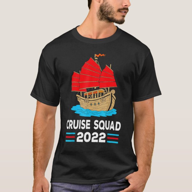 Camiseta Cruise Squad 2022 Piel de vaca Leopard Anchor Crui (Anverso)