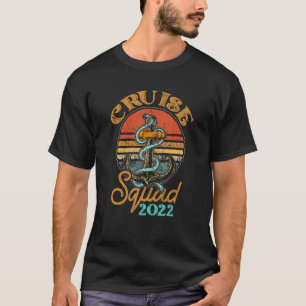 Camiseta Cruise Squad 2022 Piel de vaca Leopard Anchor Crui