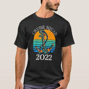 Camiseta Cruise Squad 2022 Piel de vaca Leopard Anchor Crui