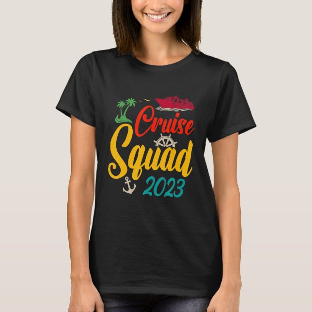 Camiseta Cruise Squad 2023 Family Matching Group Squad Quot (Anverso)