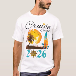 Camiseta Cruise Squad 2026 Family Vacation