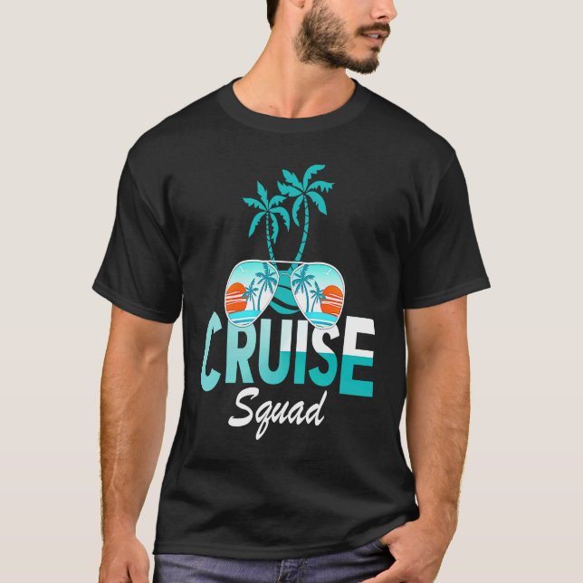 Camiseta Cruise Squad Family Matching Cruise Trip Vacation  (Anverso)