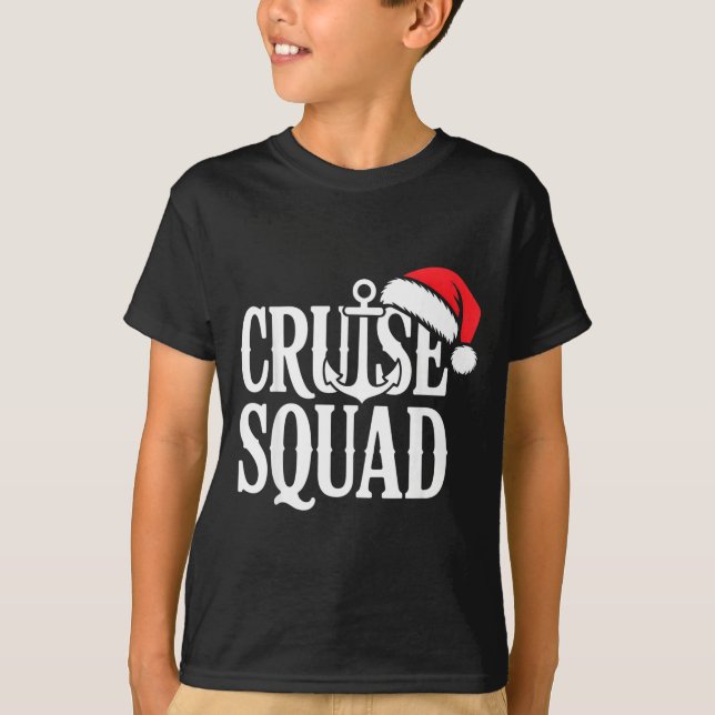 Camiseta Cruise Squad Festive Srit Nautical Lovers Christma (Anverso)