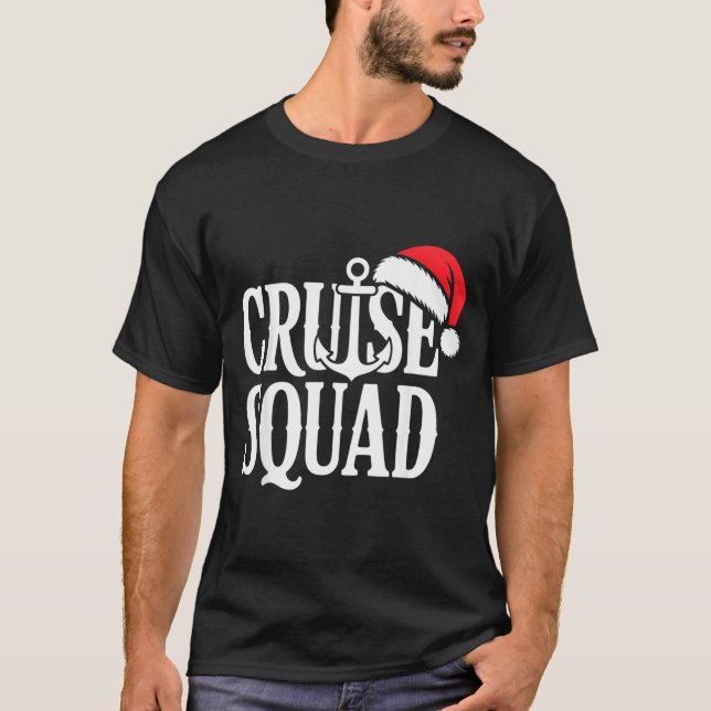 Camiseta Cruise Squad Festive Srit Nautical Lovers Christma (Anverso)