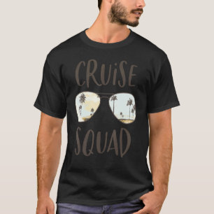 Camiseta Cruise Squad Gafas de sol Ocean Sunset Cruise Ship