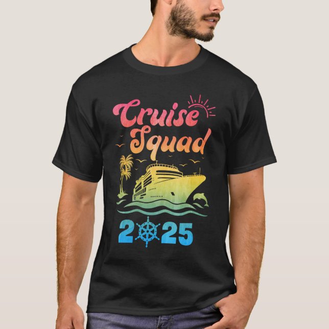 Camiseta Cruise Squad My First Cruise 2025 Vacation Matchin (Anverso)