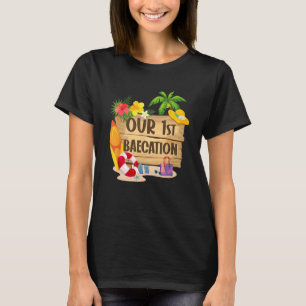 Camiseta Cruise Vacay Matching Pareja Nuestra Primera Base