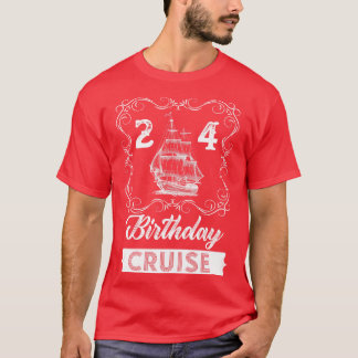 Camiseta Cruise Vintage 24th Birthday