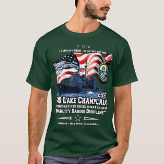 Camiseta Cruiser CG57 de USS Lake Champlain