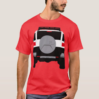 Camiseta Cruiser FJ blanco minimalista