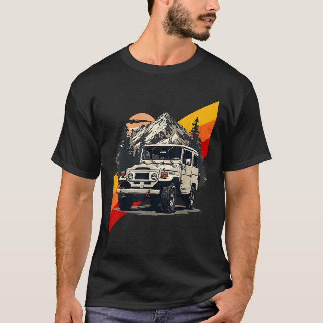 Camiseta Cruiser serie 40 Montaña Offroad 4 Wheel Drive 4 (Anverso)