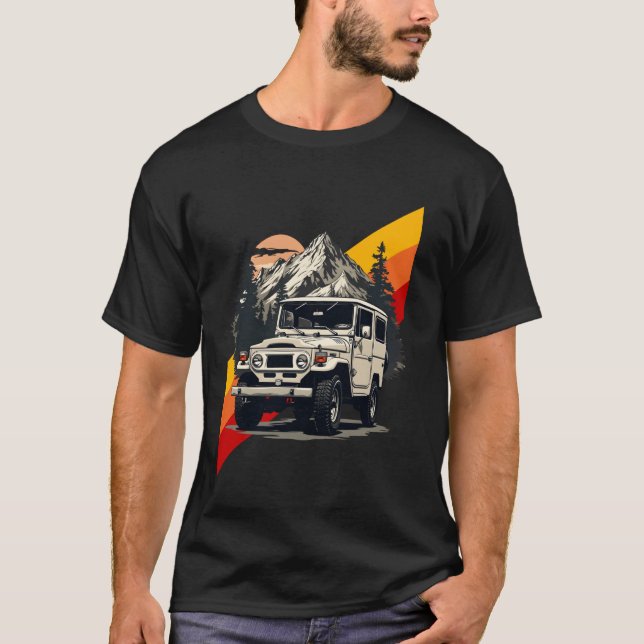 Camiseta Cruiser serie 40 Montaña Offroad 4 Wheel Drive 4 (Anverso)