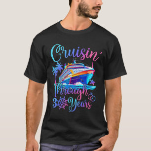 Camiseta Cruisin a través de 30 años 30 aniversario de boda