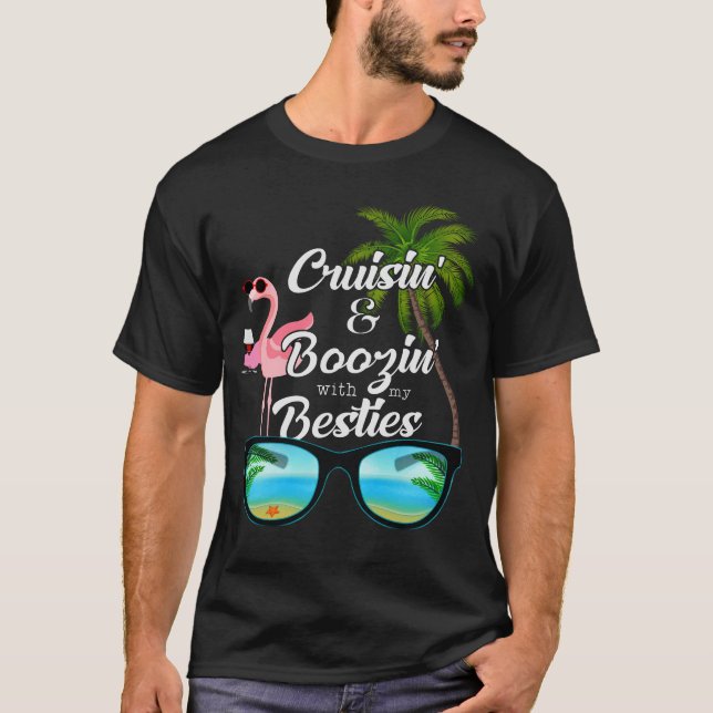 Camiseta Cruisin_ _ Boozin Con Mis Bestias (Anverso)