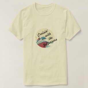 Camiseta Cruisin con - travesía de encargo del grupo o del