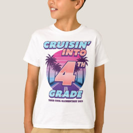 Camiseta Cruisin 'De vuelta al cole 4º grado