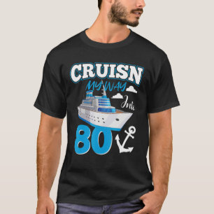 Camiseta Cruisin mi camino a la plaza de cumpleaños número 