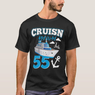 Camiseta Cruisin mi camino a la plaza de cumpleaños número