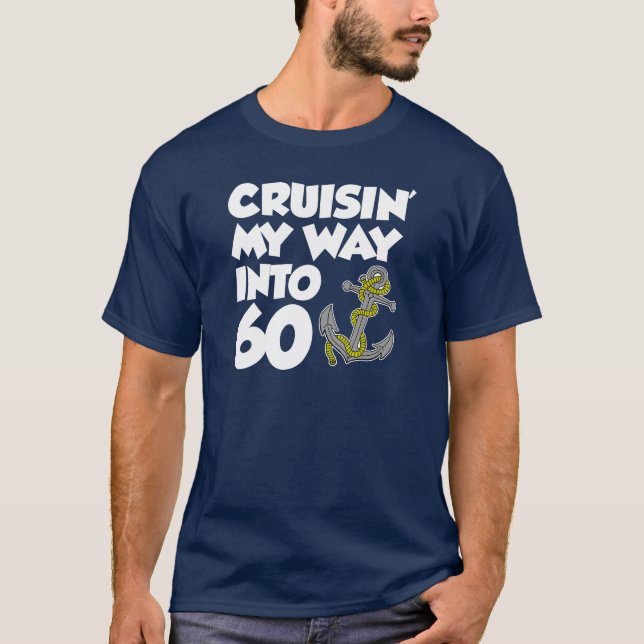Camiseta Cruisin mi manera en 60 (EN OSCURIDAD) (Anverso)