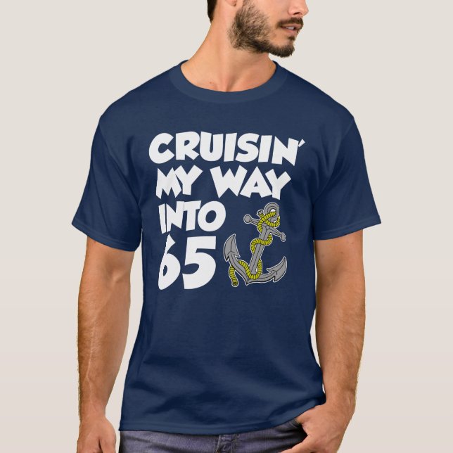 Camiseta Cruisin mi manera en 65 (EN OSCURIDAD) (Anverso)