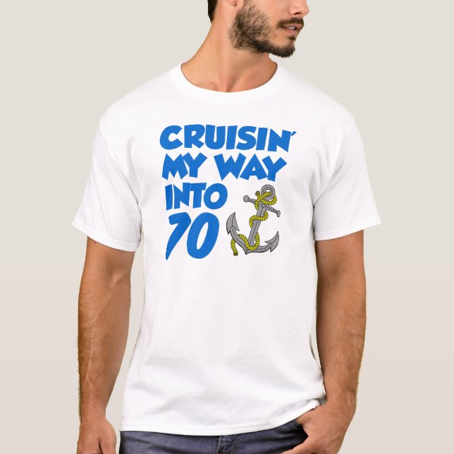 Camiseta Cruisin mi manera en 70 (Anverso)