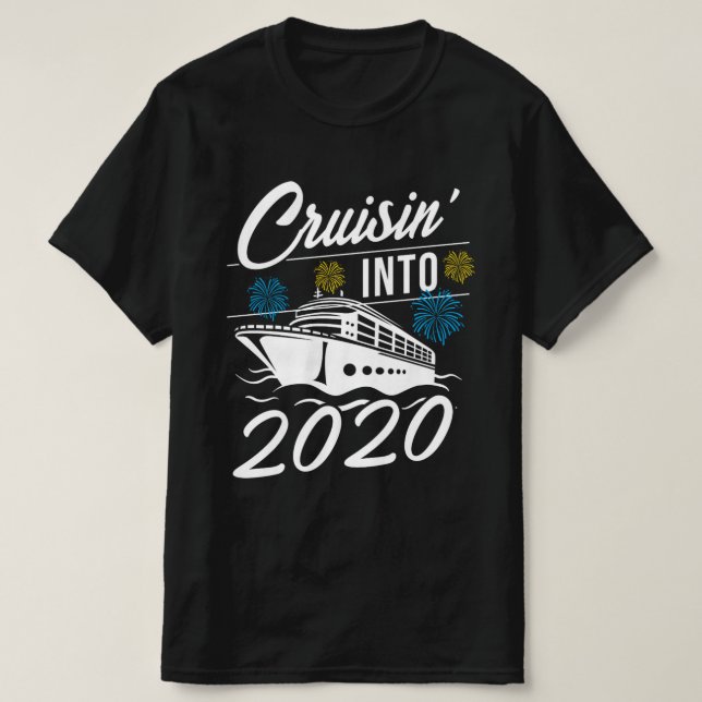 Camiseta Cruising 2020 New Years Ocean Adventure Cruise Gif (Diseño del anverso)