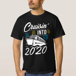 Camiseta Cruising 2020 New Years Ocean Adventure Cruise Gif