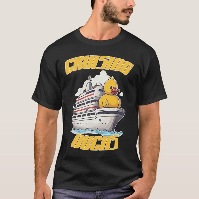 Camiseta Cruising Ducks fun rubber duck finding game on cru (Anverso)