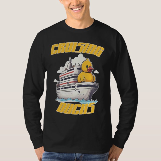 Camiseta Cruising Ducks fun rubber duck finding game on cru (Anverso)