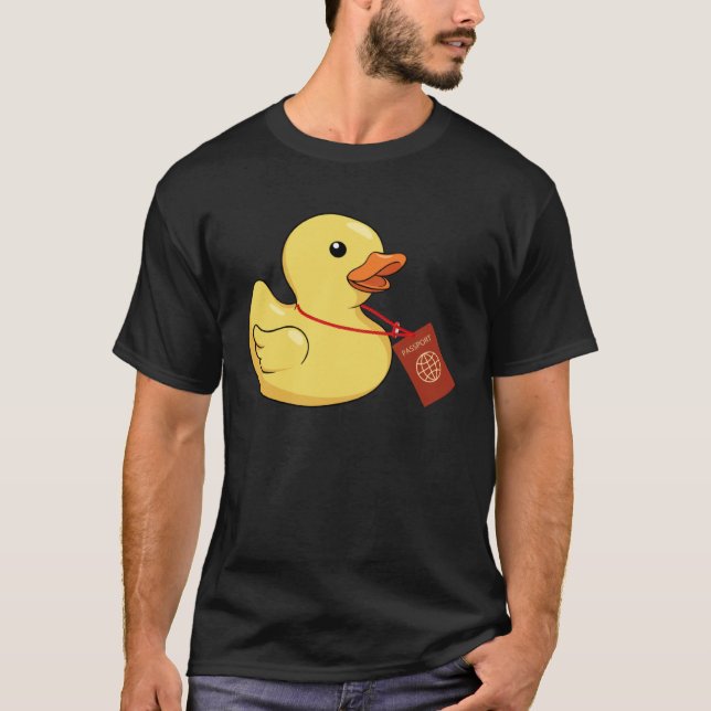Camiseta Cruising Hiding Finding Rubber Ducks Passport Scav (Anverso)