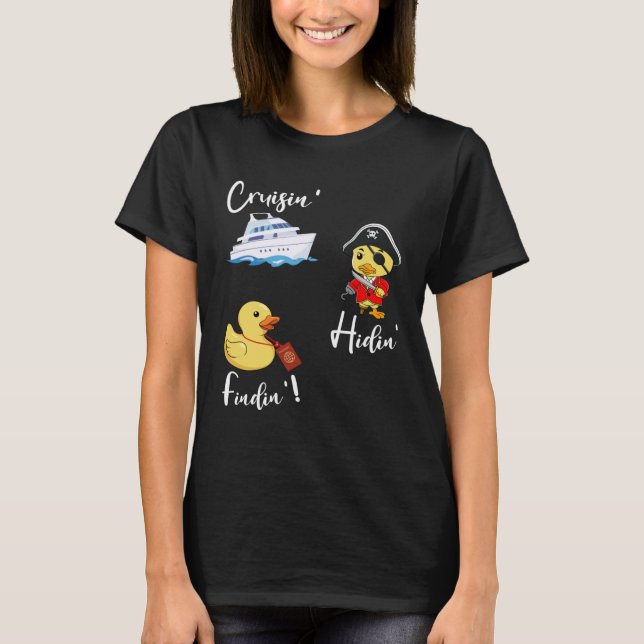 Camiseta Cruising Hiding Finding Rubber Ducks Passport Scav (Anverso)