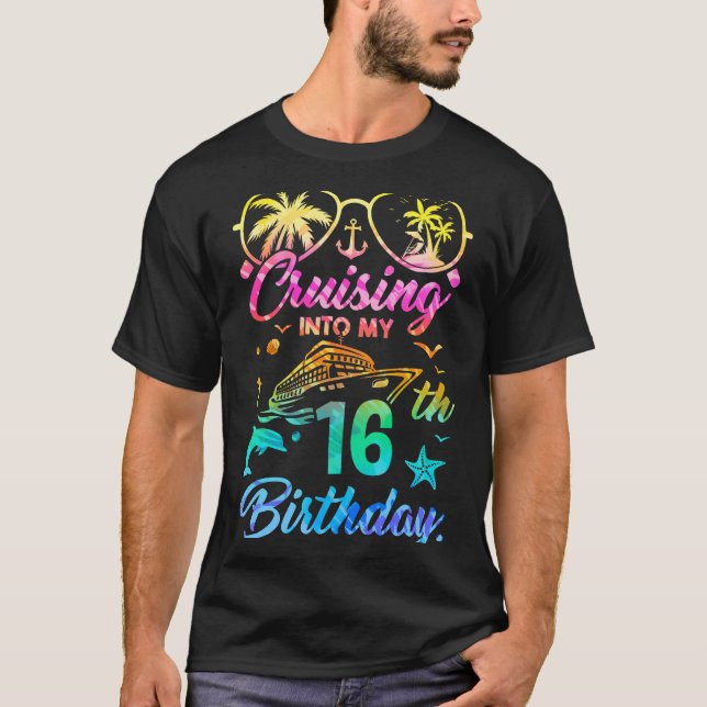 Camiseta Cruising In My 16th Birthday Party (Cruizando en m (Anverso)