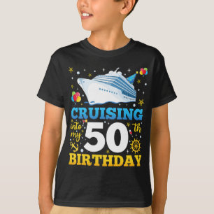 Camiseta Cruising In My 50 Birthday Party Boy