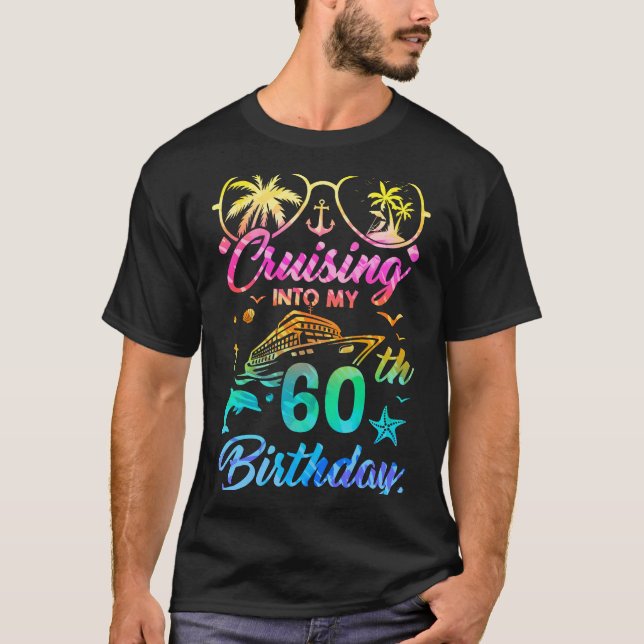 Camiseta Cruising In My 60th Birthday Party 60 Years (Anverso)