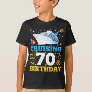 Camiseta Cruising In My 70 Birthday Party Boy